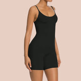 Mid-Thigh Bodysuit Seamless Shapewear For Women