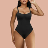 Second-Skin Feel Square Neck Cami Top Thong Bodysuit