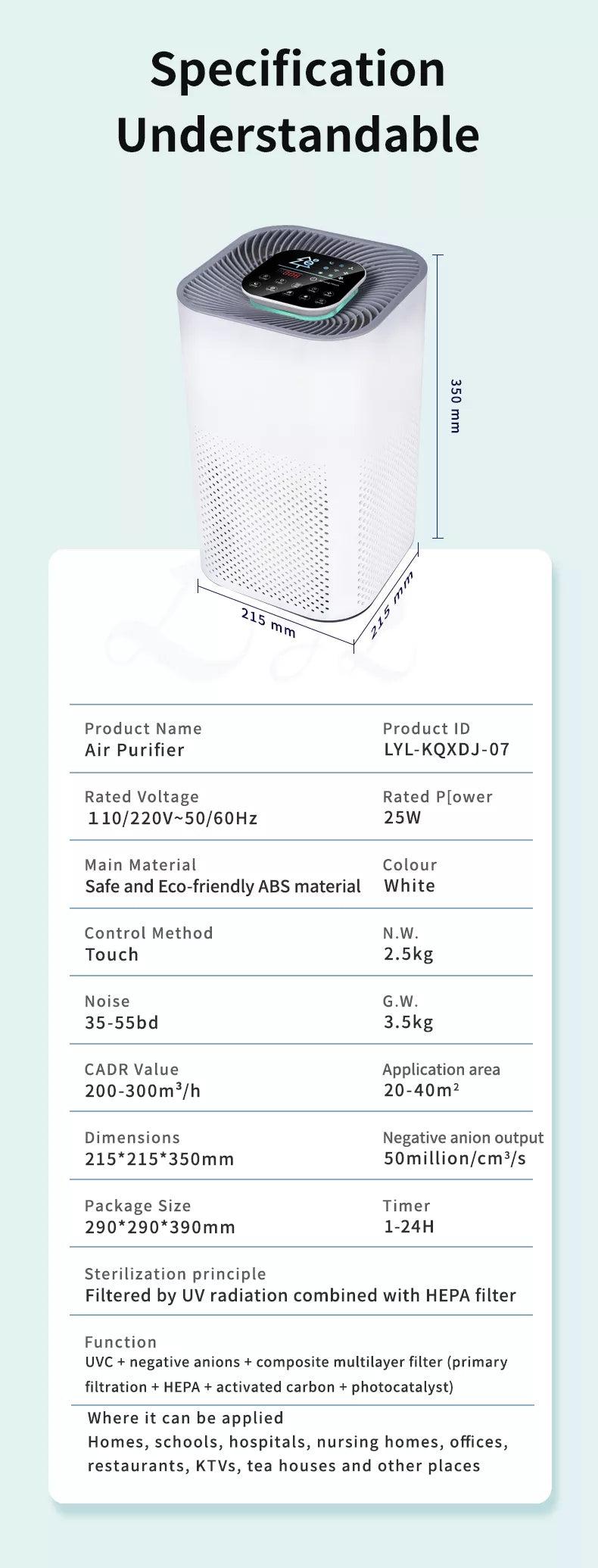 Air Purifier (Blue)